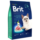 Суха храна  Brit Premium by Nature Cat- Sensitive Lamb - за котки с чувствителнна храносмилателна система, с агнешко